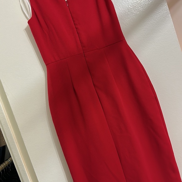 Stunning Red High/Low Aqua Dress - Size 6 - Picture 6 of 7